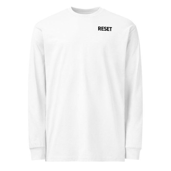 RESET Black Logo Long Sleeve T-Shirt